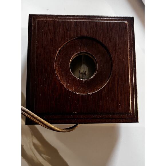 Vintage Crystal bird By Andre Richard on wooden light up stand Night Light - Picture 6 of 15